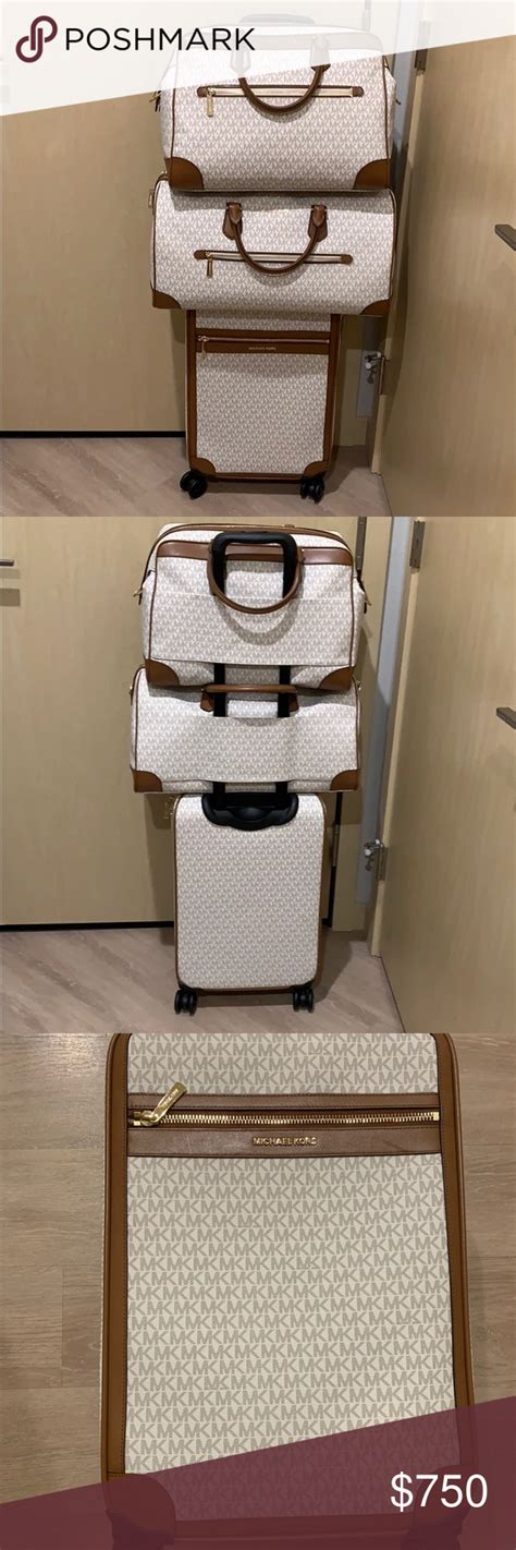 michael kors large luggage sets.